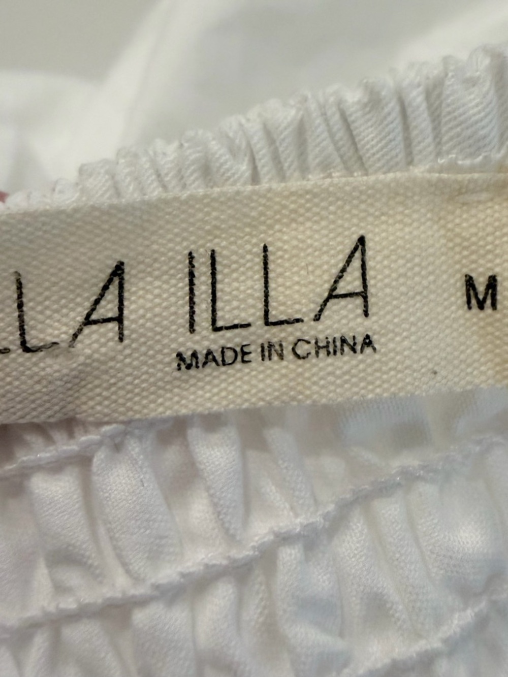 ILLA ILLA White Ruched Strapless Dress - Picture 6 of 9